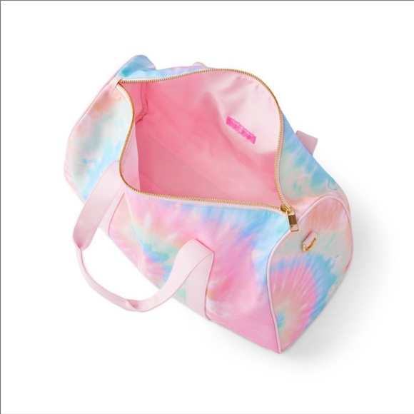 NWT Stoney Clover Lane x Target Rainbow Tie-Dye Duffel Bag - Picture 3 of 5